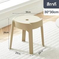 ราคา ATH เก้าอี้พลาสติก เก้าอี้ เก้าอี้เตี้ย เก้าอี้กินข้าว เก้าอี้กลม วัสดุพลาสติก PPเเข็งแรง Plastic chair เก้าอี้นั่ง เก้าอี้หัวโล้น มีหลากสีสัน (20755998097)