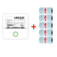 ราคา X6 เครื่องปริ้นพกพา เครื่องปริ้นสติ๊กเกอร์ เครื่องปริ้นไร้หมึก เครื่องพิมพ์ความร้อน ปริ้นชื่อ ที่อยู่ลูกค้า รูปภาพ บาร์โค้ด ฉลาก แถมกระดาษสติ๊กเกอร์ (20689875458)