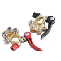 ราคา ขั้วแบตเตอรี่ทองเหลืองแท้ 4 หัว ขั้วแบตเตอรี่รถยนต์ เชื่อมต่อแบตเตอรี่สําหรับรถยนต์ แบบปลดเร็ว (19590307142)