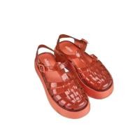 ราคา 2023 ร้านค้าอย่างเป็นทางการรองเท้า Melissa สุภาพสตรีสไตล์โรมันสุภาพสตรีหนาแต่เพียงผู้เดียวรองเท้าแบนส้นสูงรองเท้าชายหาดนุ่มสบาย (19910797952)