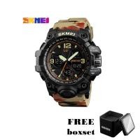 ราคา SKMEI 1327 ลายพราง นาฬิกาข้อมือ ผู้ชาย สายเหล็ก นาฬิกาแฟชั่น นาฬิกาดิจิตอล ของแท้ 100 กันน้ำ (19397591692)