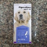 ราคา fiproline spot on dog ยาหยอดกำจัดเห็บ หมัด สุนัข น้ำหนัก 20 40 กิโลกรัม 1 หลอด (681764589)