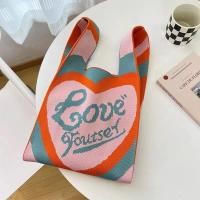 ราคา พร้อมส่ง wonderful story กระเป๋าถือลําลอง ผ้าถัก ลายสก๊อต แฮนด์เมด (20516010522)