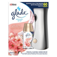 ราคา Glade Automatic Spray Freshener เครื่องพ่นสเปรย์ปรับอากาศอัตโนมัติ พร้อมส่ง5กลิ่น269ml ตัวเครื่อง รีฟิล ถ่าน2เม็ด (16149119276)