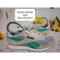 ราคา รองเท้ามือสองหนังกลับเหมาะสำหรับใส่ลำลองsize 36ยาว23cm (20758855817)