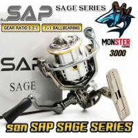 ราคา รอกสปินนิ่ง รอกตกปลา SAP SAGE SERIES มีระบบคลิกเสียงสปริง By SNS (20563205983)