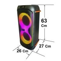 ราคา SKG ลำโพงบลูทูธ 6 5นิ้ว x2ดอก ไมค์ลอย2ตัว แสงสีวิบวับ เปรับเสียง ECHO ได้ 40W RMS รุ่น KG 049 ลำโพงพกพา (20671918857)