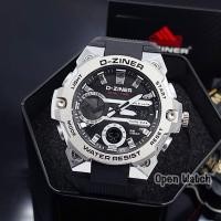ราคา นาฬิกาผู้ชาย ดีไซน์เนอร์ D Ziner นาฬิกาข้อมือ หัวเหล็ก สายยาง ระบบไฟLED จับเวลา ตั้งปลุก บอกวันที่ เวลา วัน แถมฟรีพร้อมกล่องแบรนด์ (18409986729)