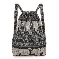 ราคา กระเป๋าหูรูดผ้าไนลอนสไตล์เกาหลีแมทช์ลุคง่ายกระเป๋าเป้สะพายหลังกันน้ำกันน้ำสำหรับเล่นกีฬากระเป๋าใบใหญ่น้ำหนักเบาพกพาสะดวกจุได้เยอะสำหรับนักเรียนเดินทาง (17627754234)