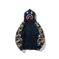 ราคา BAPE เสื้อมีฮู้ดลายดาวสำหรับผู้ชายหัวฉลาม Hoodies แจ็คเก็ตเสื้อโค้ทต่อกันต่อกันและสีเหลือง M 3XL สีน้ำเงินเข้ม (17628415980)