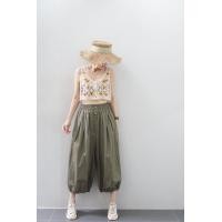 ราคา กางเกงเวสปอยท์ กางเกงทรงบอลลูน แต่งกระดุม ขาพอง ทรงบอลลูน kaewtashop (20191920422)