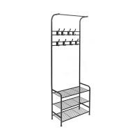 ราคา ANYHOME ชั้นวางรองเท้า3ชั้น ที่แขวน MH 0335 สีดำ (12429921752)