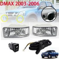 ราคา DMAXไฟตัดหมอก ไฟสปอร์ตไลท์ Fog Lamp Fog Light for ISUZU DMAX ปี 2003 2006 รวมถึงหลอดไฟและชุดสายไฟ (20471542824)