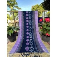 ราคา ผ้าคลุมไหล่ ฝ้ายทอมือ ครามแท้ (17513204586)