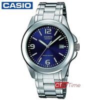 ราคา Casio Standard นาฬิกาข้อมือผู้ชาย สายสแตนเลส รุ่น MTP 1215A 2ADF หน้าน้ำเงิน (2426636279)