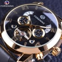 ราคา 2023 Forsining เรือนทอง Tourbillion นาฬิกาข้อมือสำหรับผู้ชายแฟชั่นไขลานเองนาฬิกาข้อมืออัตโนมัตินาฬิกาผู้ชายแบรนด์ชั้นนำหรูหรากล (20363451705)