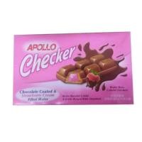 ราคา Apollo checker เวเฟอร์เคลือบช็อกโกแลต 1 กล่อง บรรจุ 24 ชิ้น (19948428244)