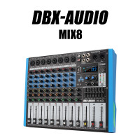 ราคา DBX AUDIO MIX8 USB สเตอริโอ มิกเซอร์ 8 มืออาชีพ เครื่องผสมเสียง AUDIO MIXER ช่อง BLUETOOTH USB MP3 มิกเซอร์เอ็ฟเฟ็คแท้ มิกเซอร์เอฟเฟกต์ไมโครโฟน (16450706067)