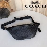 ราคา COACH waist bag men fashion leather cross back chest bag classic presbyopia leather large capacity 78777 (17293280703)