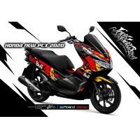ราคา สติ๊กเกอร์แต่งลาย รถ HONDA NewPCX 150 โมเดลใหม่ ลาย RedBull (1795570514)