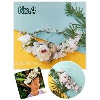 ราคา มงกุฎดอกไม้ มงกุฎปัจฉิม มงกุฎเจ้าสาว มงกุฎดอกไม้วันจบการศึกษา พร็อพถ่ายรูป สินค้าพร้อมส่ง (9520490970)