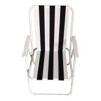 ราคา เก้าอี้ชายหาด เปลชายหาด เก้าอี้พับสนามลายเส้น พับได้ ขนย้ายสะดวก รับน้ำหนักได้สูงสุด 80 กก ขาว น้ำเงิน ZZ5001 (13979592383)