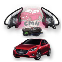 ราคา ไฟตัดหมอก LED สปอร์ทไลท์ Mazda 2 SkyActiv มาสด้า2 ปี 2015 2016 2017 (17240095675)