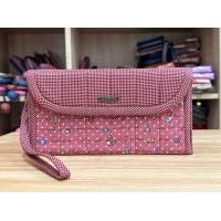 ราคา P016 กระเป๋าสตางค์ใบยาว5ช่อง แฮนด์เมด ใส่สตางค์ใบยาว ใส่มือถือ6 5 ได้ ใส่โทรศัพท์ (17555928171)