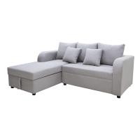 ราคา HomePro โซฟาเข้ามุมซ้าย EMMA ผ้า สีเทาอ่อน แบรนด์ FURDINI (20507459825)