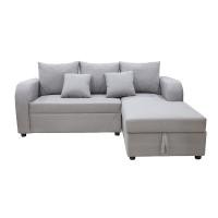 ราคา HomePro โซฟาเข้ามุมขวา EMMA ผ้า สีเทาอ่อน แบรนด์ FURDINI (20507411822)