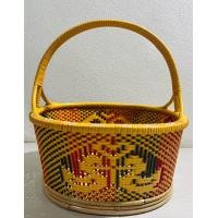 ราคา ตะกร้าหวายลายเป็ดคู่ไซร์M (20623515366)