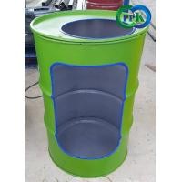 ราคา ถังเหล็ก ถังขยะ 200 ลิตร ฝาเปิด ขนาด 60x60x90 cm มีให้เลือก 4 สี PPK Pallet พีพีเค พาเลท (8569835917)