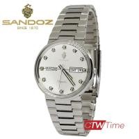 ราคา Sandoz นาฬิกาข้อมือผู้ชาย สายสแตนเลส รุ่น SD83325SS02 สีเงิน หน้าปัดเงิน (1365112561)