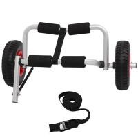 ราคา ล้อลากเรือคายัค 10 แบบพกพาที่มีน้ำหนักเบาพับเรือคายัค carrier เรือแคนูดอลลี่สิริรถเข็นขนส่งรถพ่วงที่ถอดออกได้ล้อ Kayak wheel 10 (18319216322)