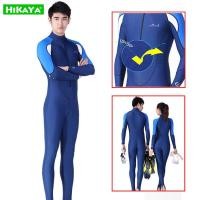 ราคา HIAKYA ผู้ชายผู้หญิงชุดดำน้ำป้องกันรังสียูวีชุดดำน้ำผู้ชายชุดดำน้ำผู้หญิงผู้ใหญ่ UPF50 ชุดว่ายน้ำแขนยาวดำน้ำดูปะการังดำน้ำท่องว่ายน้ำแห้งเร็วเต็มร่างกายชุดป้องกันผื่น (565040807)