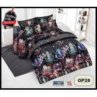 ราคา SWEET DREAM เครื่องนอนสวีทดรีม ชุดผ้าปู ครบชุด ผ้านวม ลายการ์ตูนลิขสิทธิ์ ขนาด 3 5 5 6 ฟุต วันพีซ ONE PIECE ลูฟี่หมวกฟาง รหัสสินค้า OP28 ดำ (15506825209)