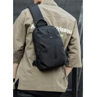 ราคา 2023 แฟชั่นใหม่ผู้ชายกันน้ำหน้าอกกระเป๋านักศึกษา iPad กระเป๋าสะพายสีดำ กระเป๋าคาดเอว (20686057796)