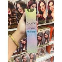 ราคา ถูกที่สุด LADENE ลาดีเน่ รุ่น Coloringกล่องแยกไฮโดรเจน สีผม ผมโทนหม่น ผมเทา น้ำตาลหม่น ผสมคอลลาเจน ครีมย้อมผมขนาด100มล (20003672418)