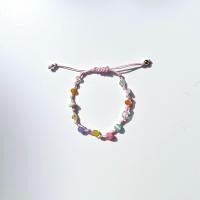 ราคา daintyme Mamamia bracelet กำไลเชือก handmade เชือกเทียนเกาหลี กำไลหินแบบผูก (20439594299)
