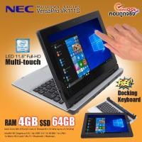 ราคา แท็บเล็ตวินโดวส์ NEC VK111S R Intel Core M5 6Y54 Ram 4 GB SSD 64 GB มือสอง USED By คอมถูกจริง (20757423372)
