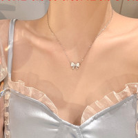 ราคา พร้อมส่ง สร้อย สร้อยคอ แฟชั่น เครื่องประดับอัญมณีผู้หญิงประดับคริสตัลสีชมพู N MIX (20392407581)