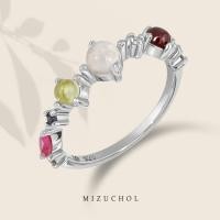 ราคา Mizuchol แหวนนพเก้า เงินแท้ พลอยแท้ เพชรแท้ Nine Lucky Gems Ring Series Hope (9441571768)