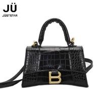 ราคา PLOVER จัดส่งฟรี สินค้าพร้อมส่ง กระเป๋าสุภาพสตรีสะพายข้างกระเป๋าสี่เหลี่ยมเล็กลายหนังจระเข้สีดำกระเป๋าลำลอง (13657803666)