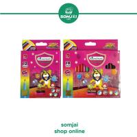 ราคา Master Art มาสเตอร์อาร์ตดินสอสีแท่งสั้น ซุปเปอร์ไบรท์ 12 สี (20421241130)