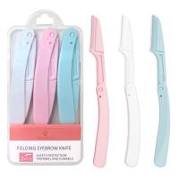 ราคา 3ชิ้น เซ็ต มีดกันคิ้วด้ามจับยาว คมกริบ คละสี กันจอน ใบมีดสำหรับกันคิ้ว มีดกันขนคิ้ว อุปกรณ์เสริมความงาม (20564735250)