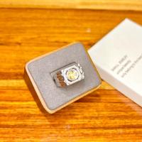 ราคา แหวนกังหัน เรียกทรัพย์ ลายพอลลักซ์ Pollux ขอบพลอย ทรงผู้ชาย SW34106 (20335708395)