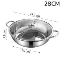 ราคา หม้อชาบู 2 ช่อง 28cm 30cm หม้อสุกี้ชาบู หม้อชาบูสแตนเลส หม้อสุกี้ หม้อชาบูไฟฟ้า หม้อสแตนเลส manzoku (20701741297)