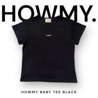 ราคา Howmy Baby Tee เสื้อยืดสีขาว สีดำ เสื้อครอป (20631594953)