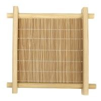 ราคา ถาดรองแก้วกาแฟชาที่รองจานแบบฉนวนกันความร้อนกระดาษรองแก้วไม้ไผ่เครื่องประดับโต๊ะรองจานทรงสี่เหลี่ยมอุปกรณ์ในครัว (20357105872)