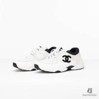 ราคา CHANEL SNEAKERS 40 WHITE BLACK (20520873029)